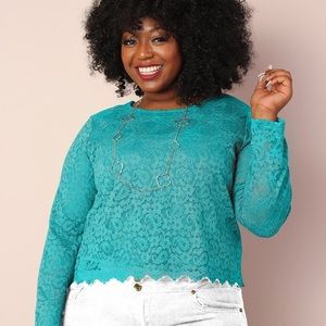 Society Plus Lucy 2-in1 Stretchy Lace NWT 22/24